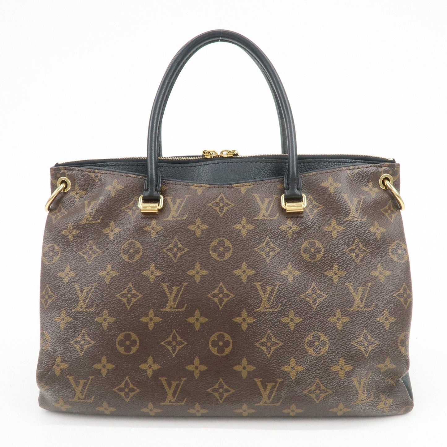 Louis Vuitton Monogram Pallas 2Way Bag Hand Bag Noir M42756