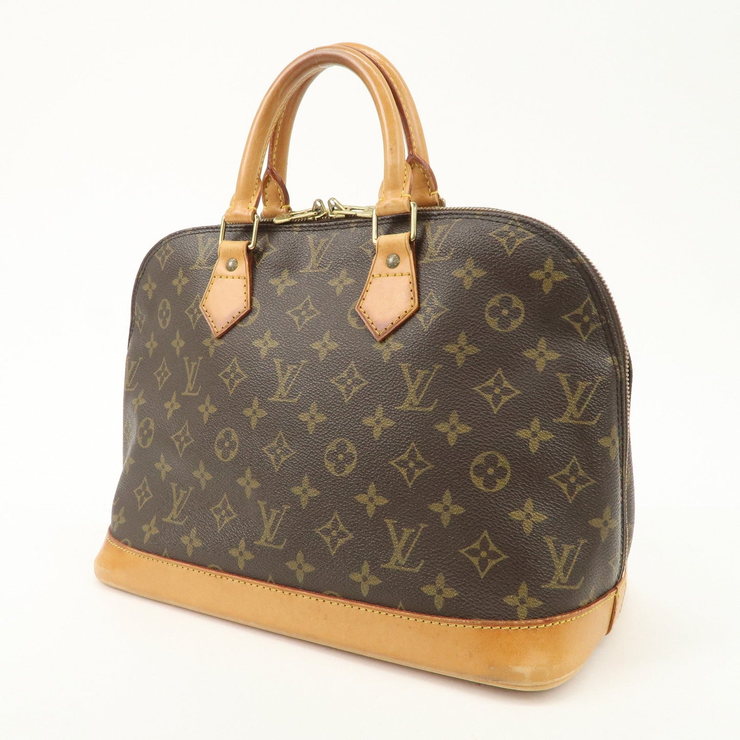 Louis Vuitton Monogram Canvas Alma Hand Bag Brown M51130  d