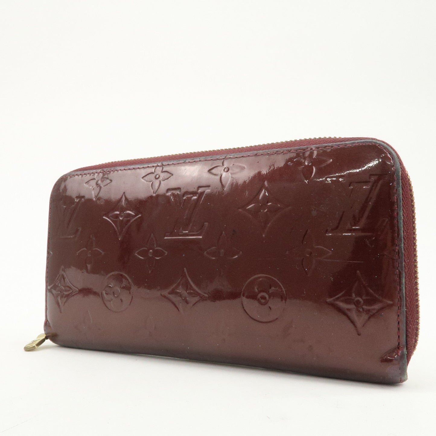 Louis Vuitton Monogram Vernis Leather Set of 2 Wallet M93522/M93575