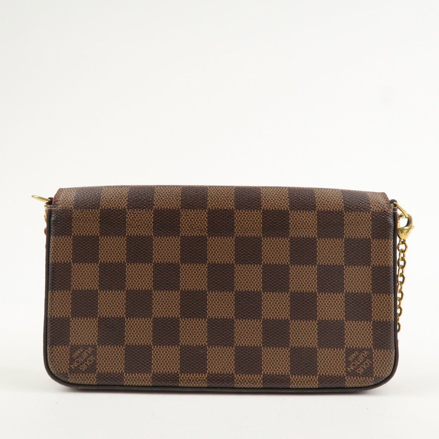 Louis Vuitton Damier Pochette Felicie Shoulder Bag Brown N40492  d