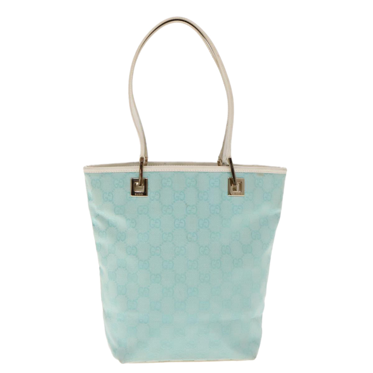 Gucci Blue Canvas Tote Bag