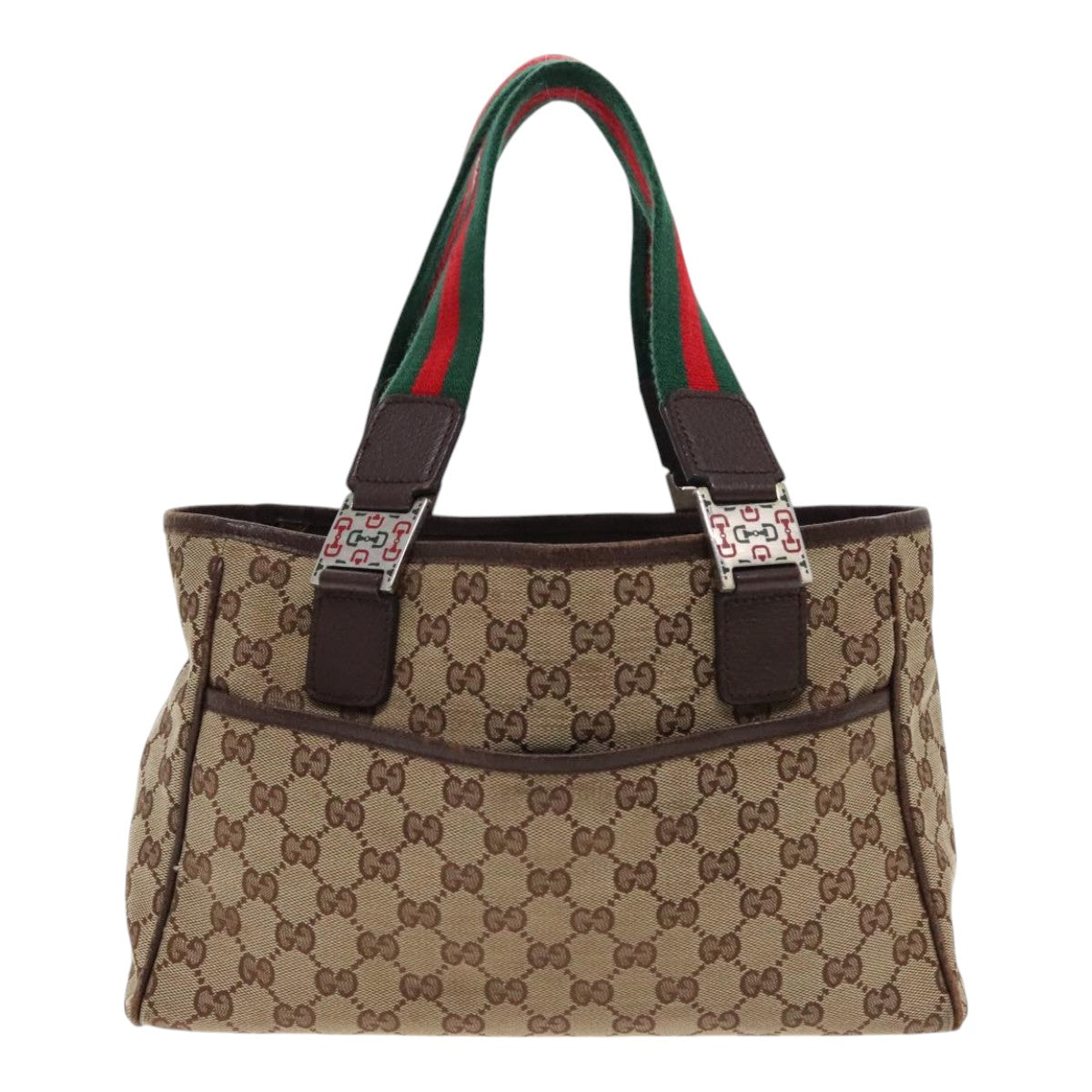 Gucci Gg Canvas Beige Canvas Handbag
