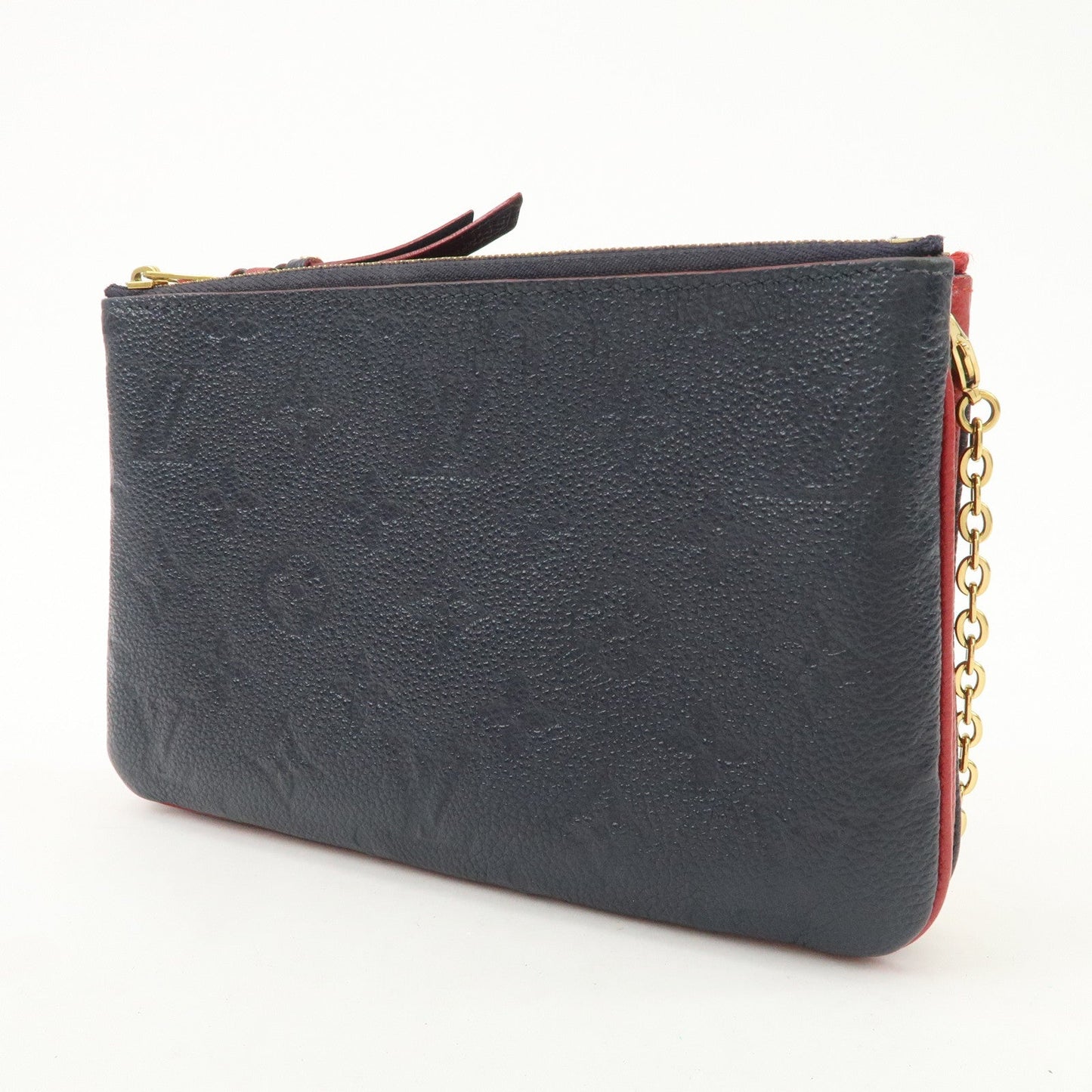 Louis Vuitton Monogram Empreinte Pochette Double Zip M63916  d
