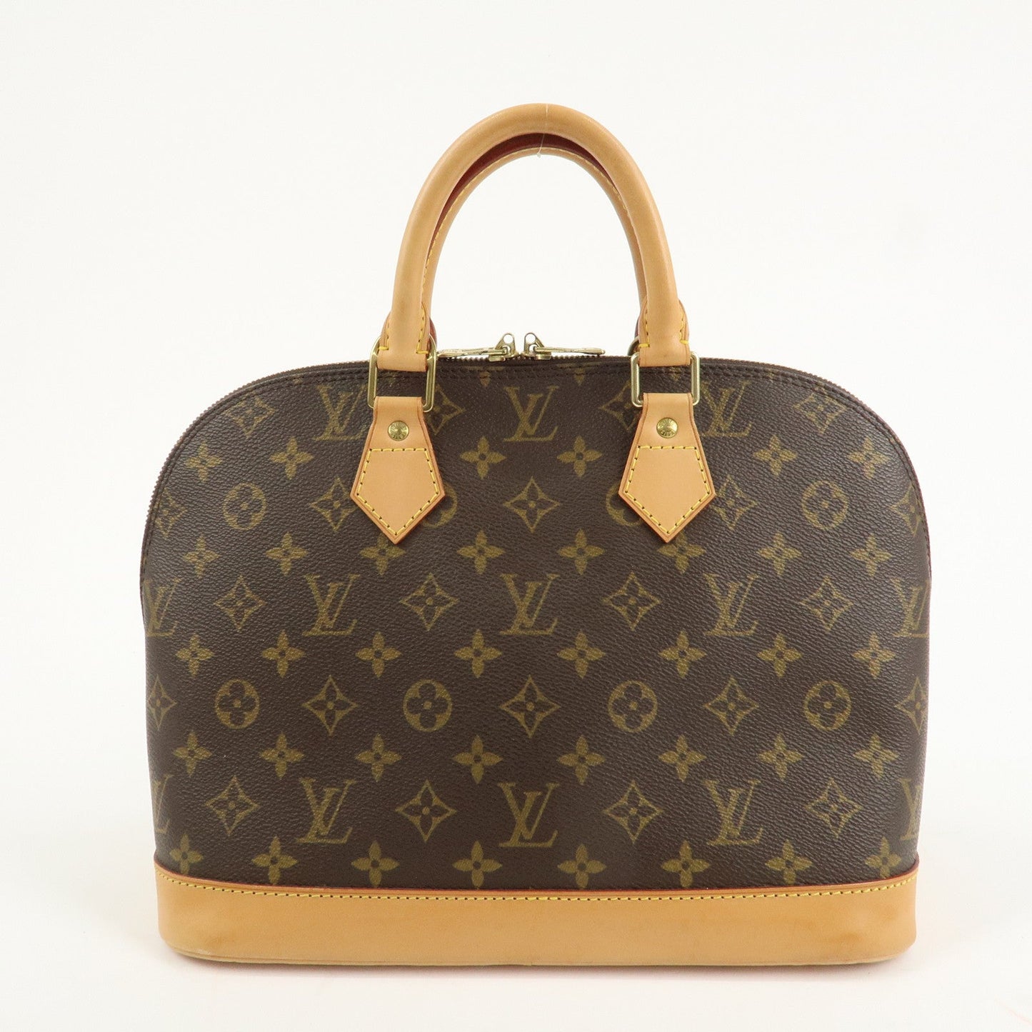 Louis Vuitton Monogram Canvas Alma Hand Bag Brown M51130  d