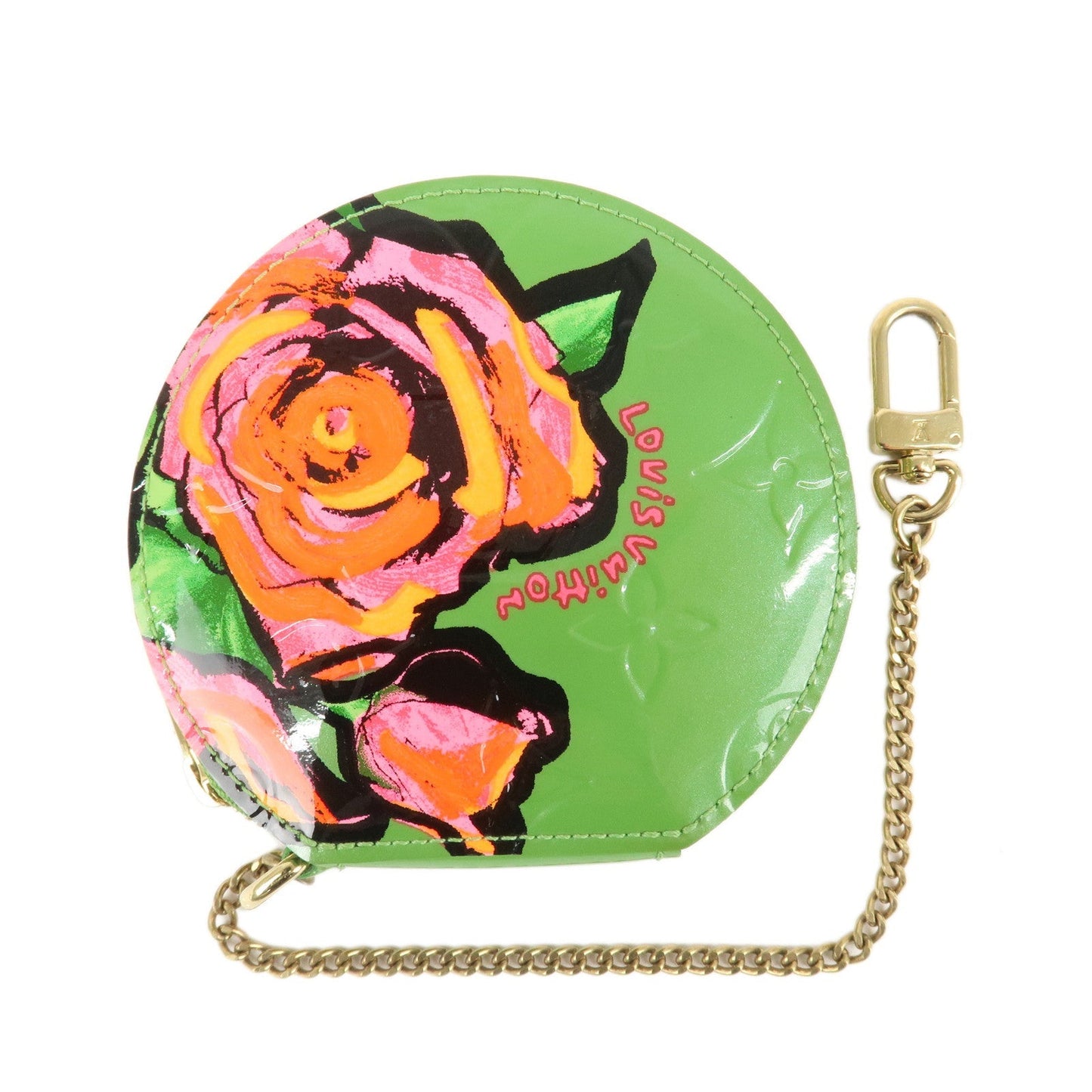 Louis Vuitton Monogram Vernis Porte Monnaie Chapeau Coin Case M93692  d