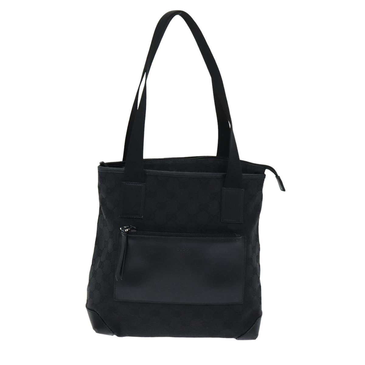 Gucci Gg Canvas Black Canvas Tote Bag