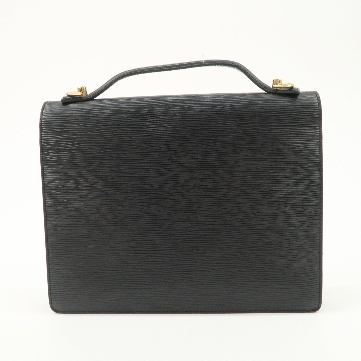 Louis Vuitton Epi Monseau 2Way Shoulder Bag Hand Bag Black M52122  d
