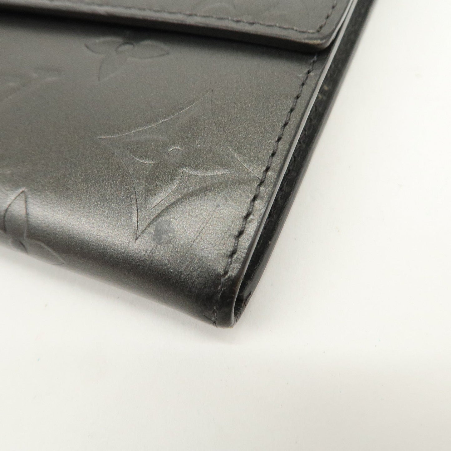 Louis Vuitton Monogram Matte Vernis Set of 2 Wallet M93530/M65142