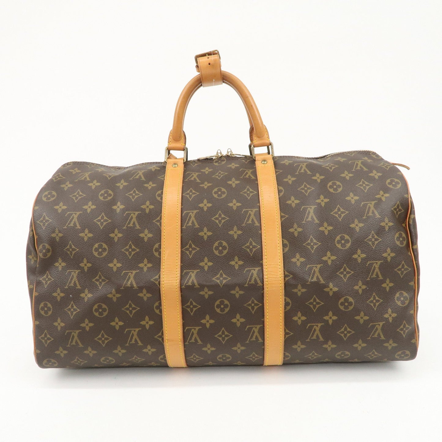 Louis Vuitton Monogram Keep All 50 MALLTIER Boston Bag Brown M41426  d