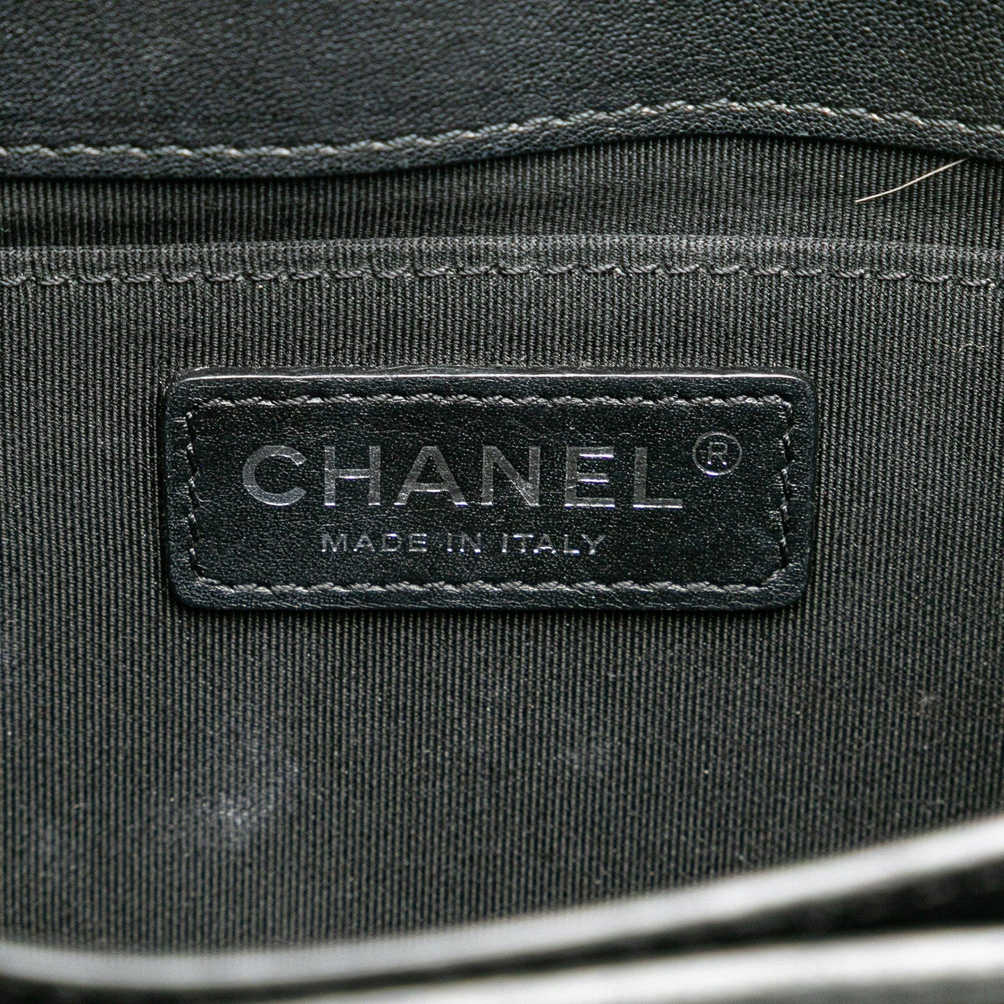 Black Chanel Small Quilted Goatskin CC Box Flap Shoulder Bag