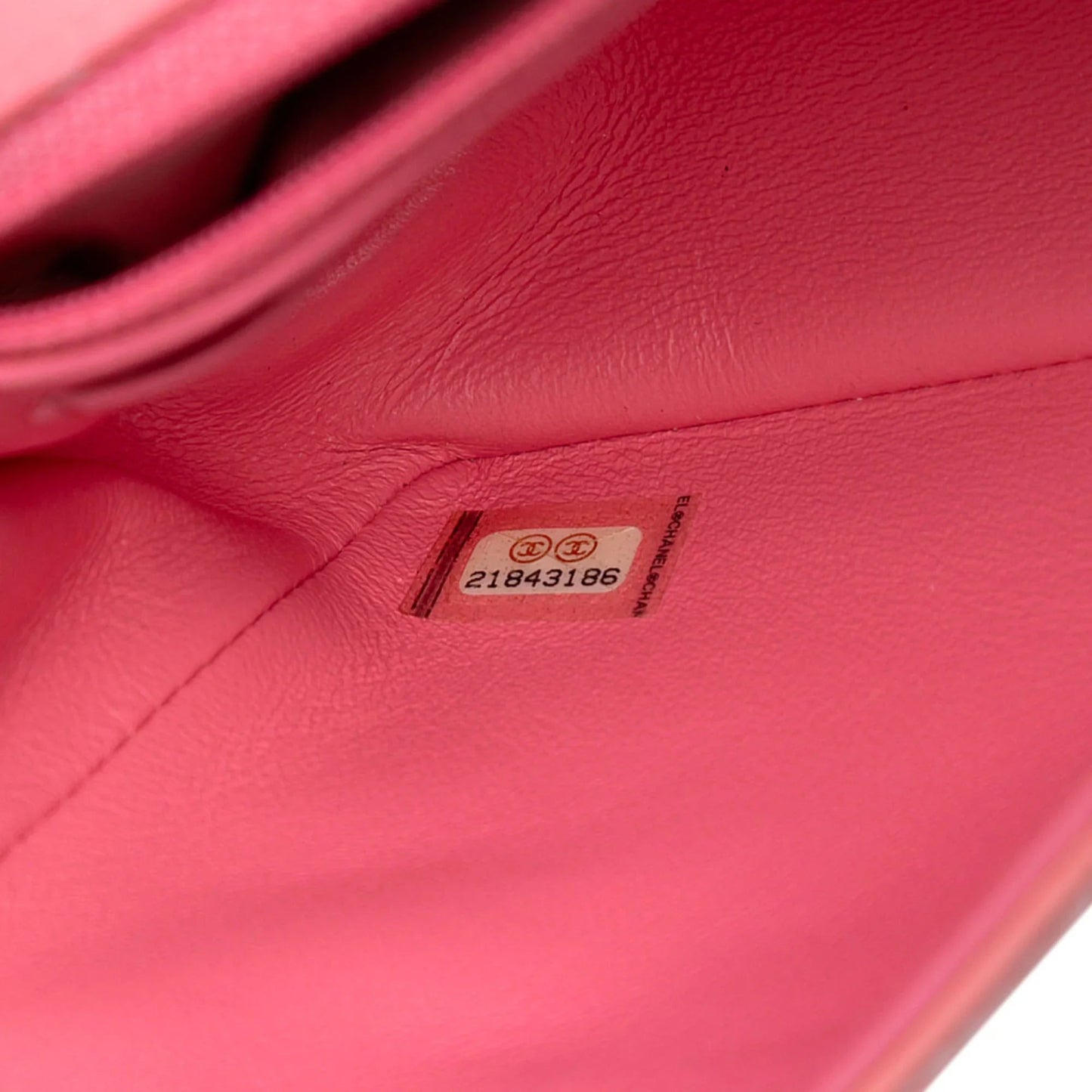 Pink Chanel Mini Rectangular Classic Patent Single Flap Crossbody Bag