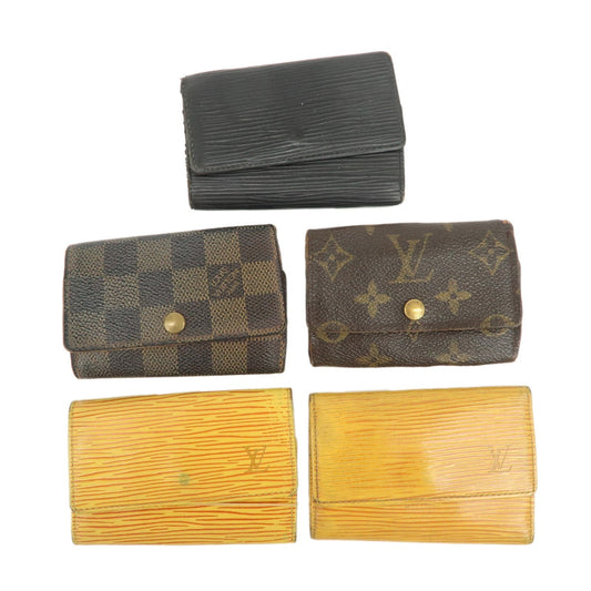 Louis Vuitton Set Of 5 Key Case M62630/N62630/M63812/M63819