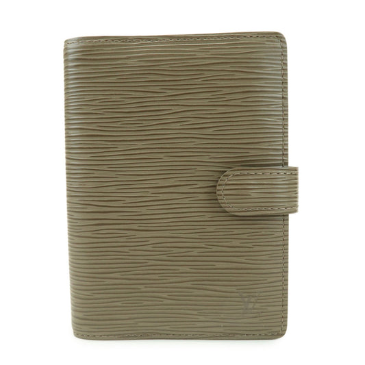 Louis Vuitton Epi Leather Agenda PM Planner Cover Pepper R2005C