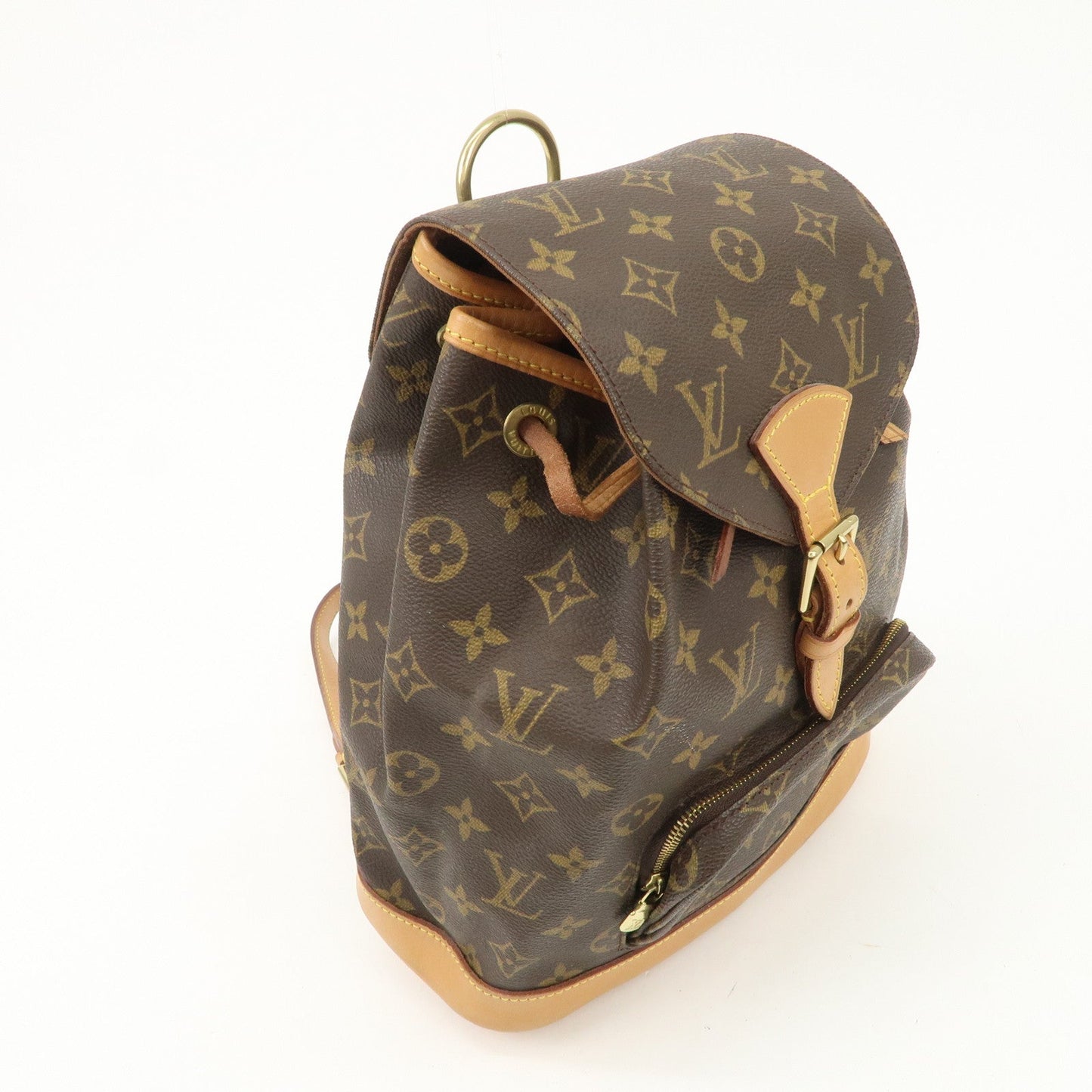 Louis Vuitton Monogram Montsouris MM Back Pack Brown M51136  d