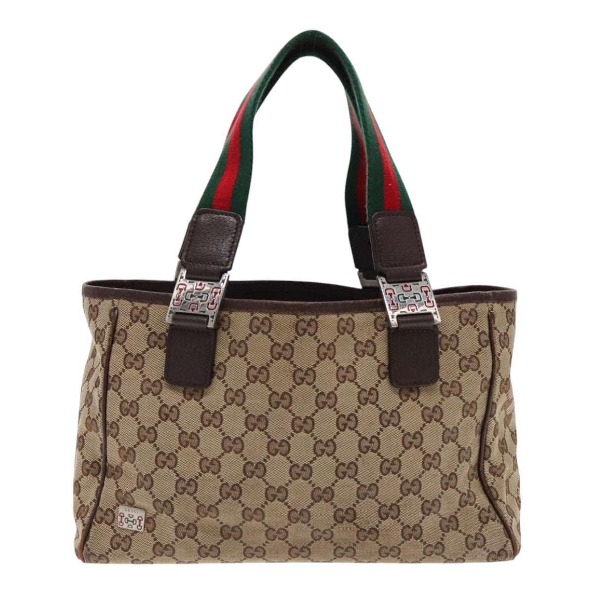 Gucci Gg Canvas Beige Canvas Handbag
