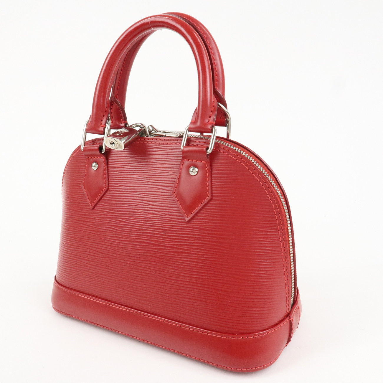 Louis Vuitton Epi Alma BB 2Way Hand Shoulder Bag Carmine M40850  d