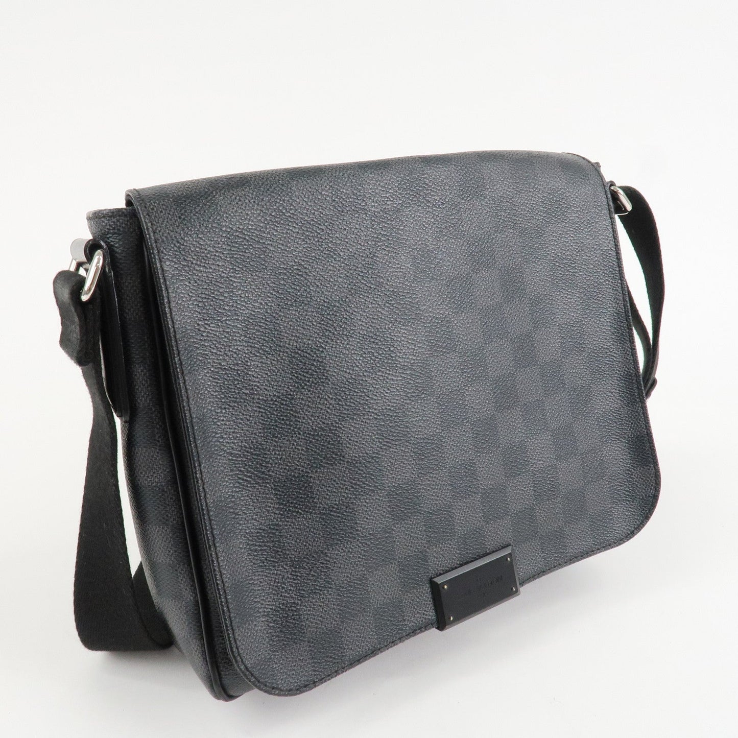 Louis Vuitton Damier Graphite District PM Shoulder Bag Black N41260  d