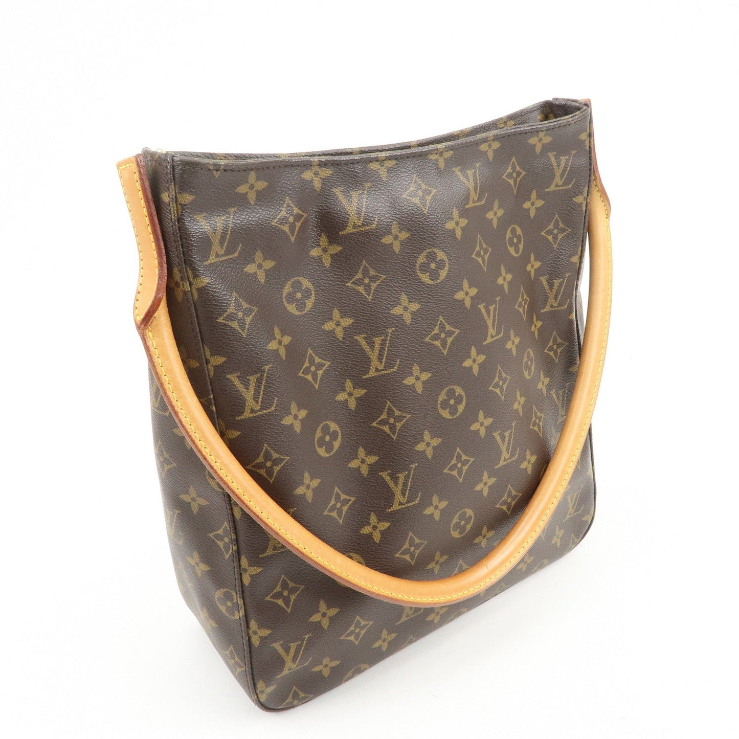 Louis Vuitton Monogram Looping GM Shoulder Bag Brown M51145