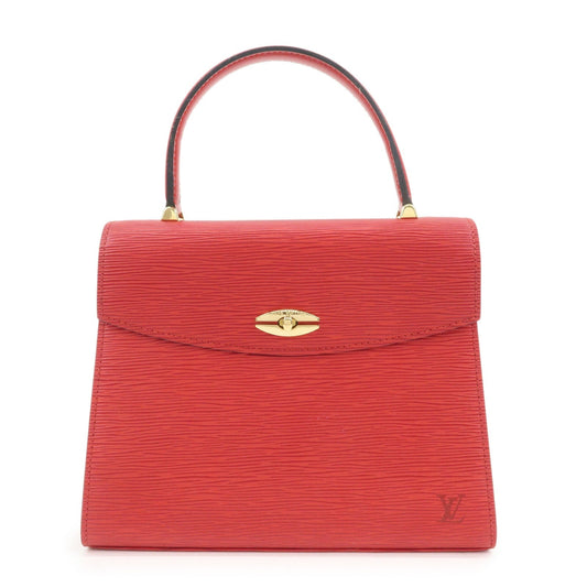 Louis Vuitton Epi Leather Marceau Hand Bag Castilian Red M52377