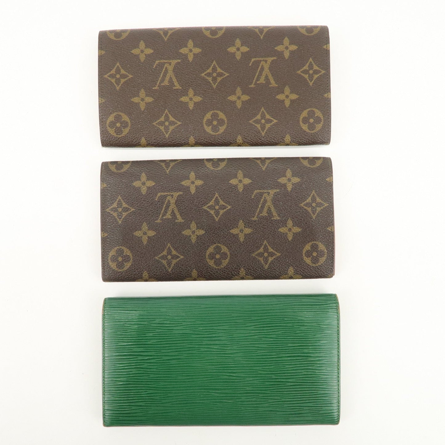 Louis Vuitton Monogram Epi Set of 3 Wallets M61723 M61724 M63574