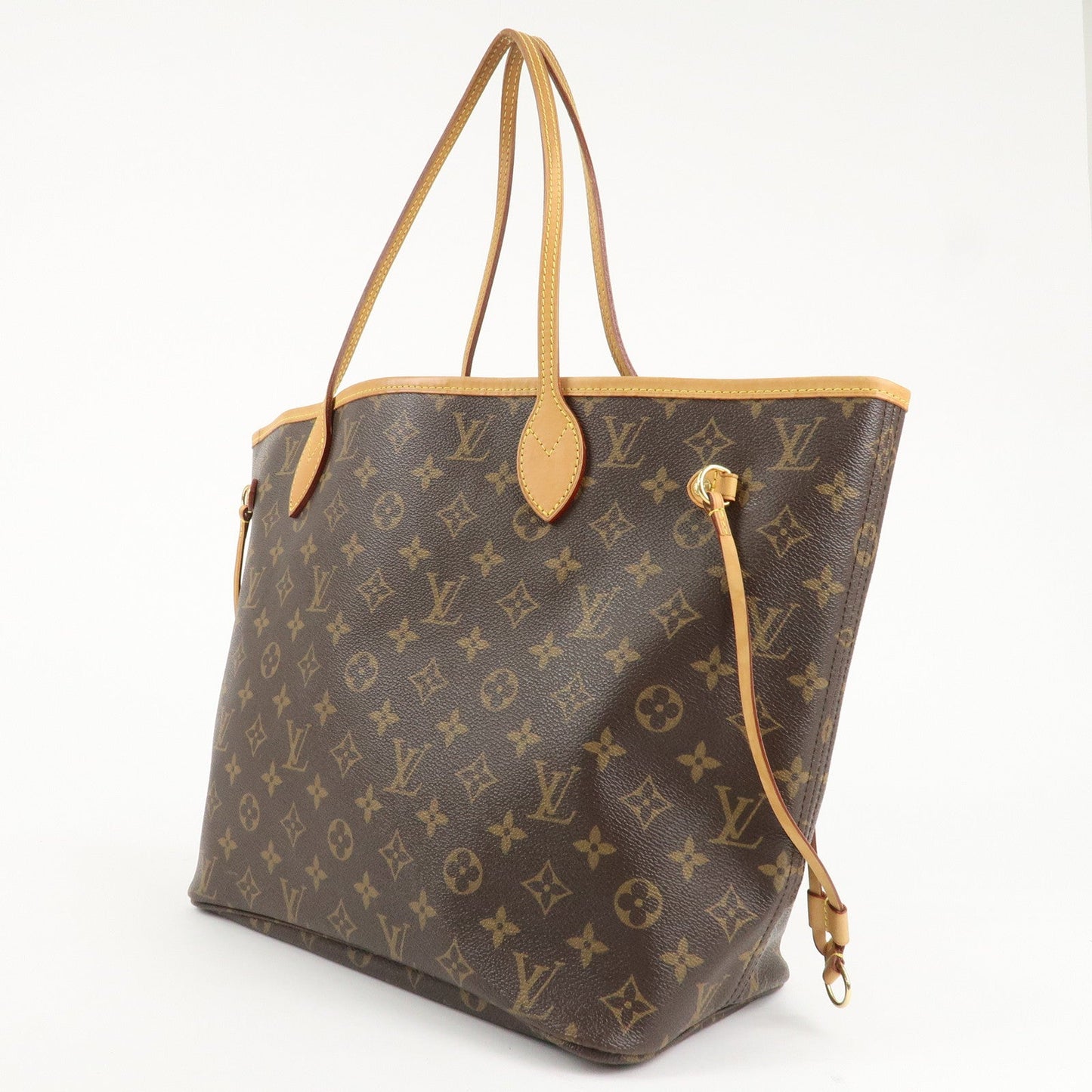 Louis Vuitton Monogram Neverfull MM Tote Bag Brown M40156  d