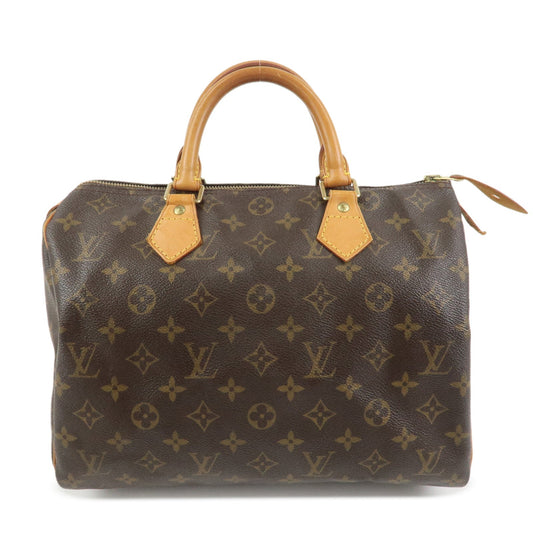 Louis Vuitton Monogram Speedy 30 Boston Bag Hand Bag Brown M41526