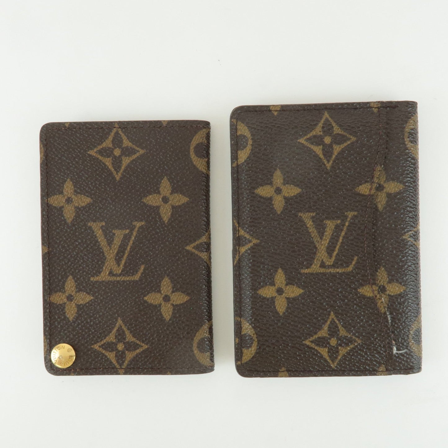 Louis Vuitton Set of 2 Monogram Canvas Card Case M61732/M60937  d