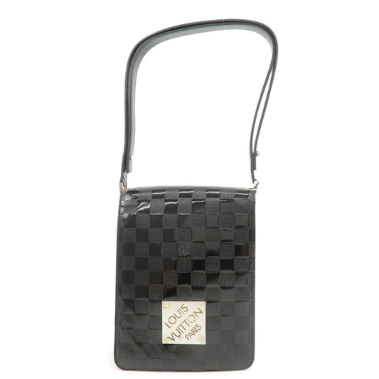 Louis Vuitton Damier Vernis Club Shoulder Bag Noir M92127