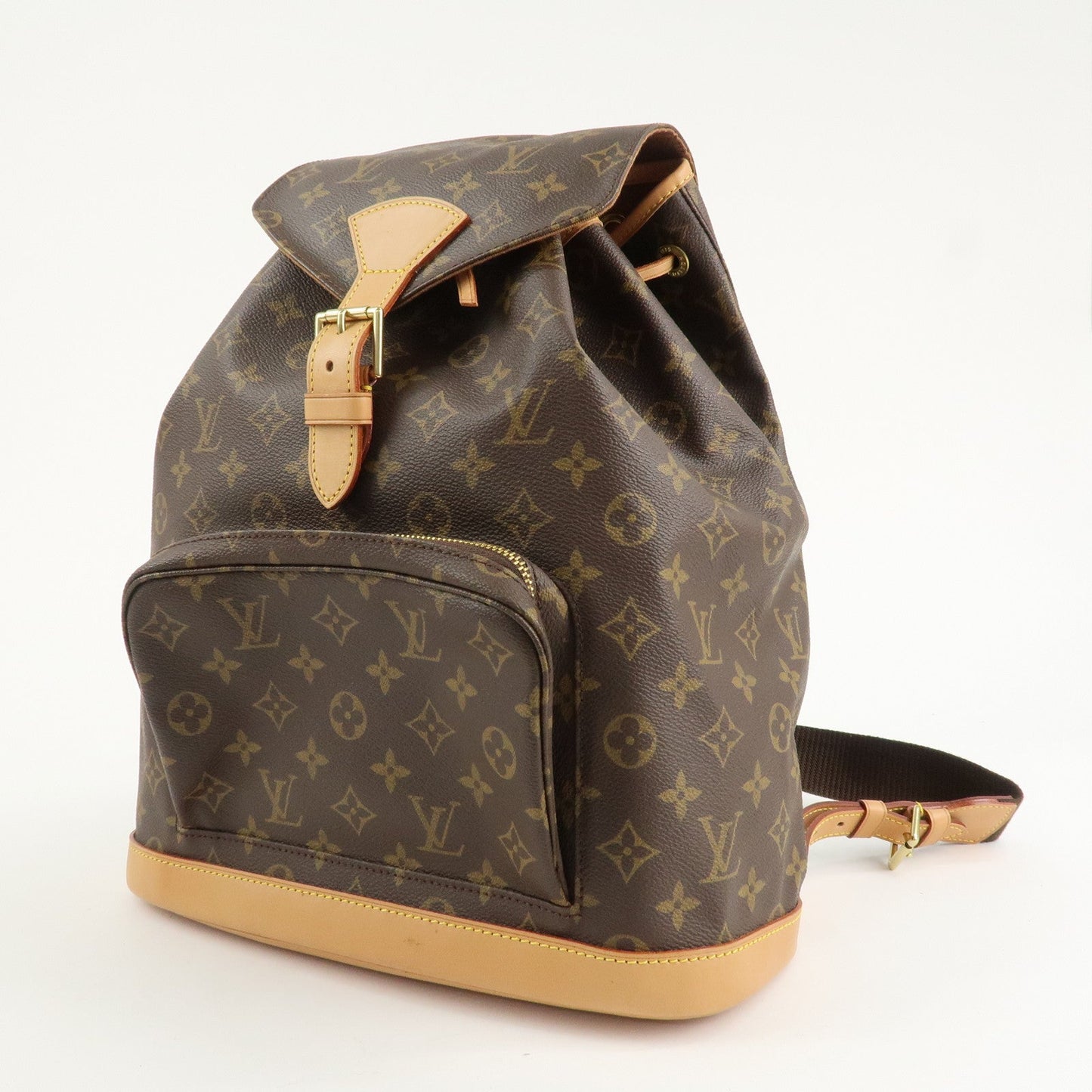 Louis Vuitton Monogram Montsouris GM Backpack Brown M51135  d