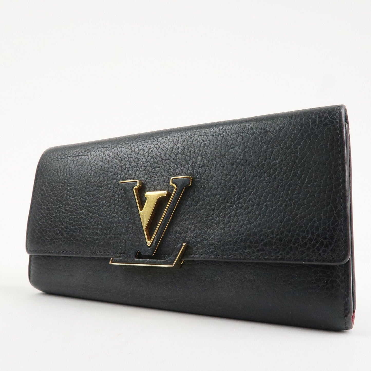 Louis Vuitton Portofoille Capucines Torillon Leather Wallet M61248  d