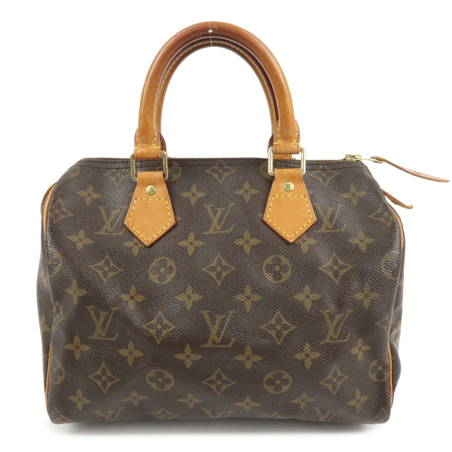 Louis Vuitton Monogram Speedy 25 Boston Bag Hand Bag Brown M41528