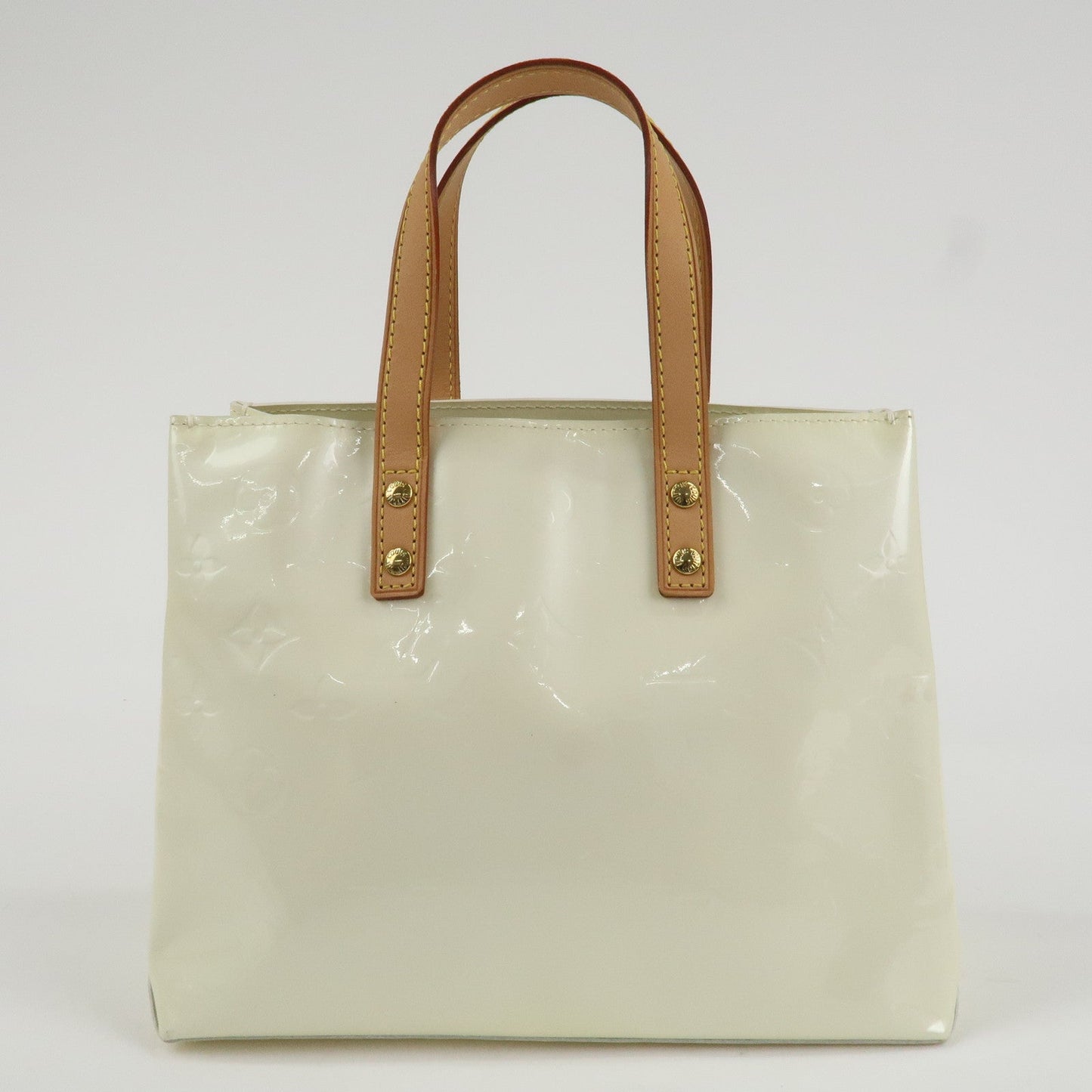 Louis Vuitton Monogram Vernis Leather Lead PM Tote Bag Perle M91336  d