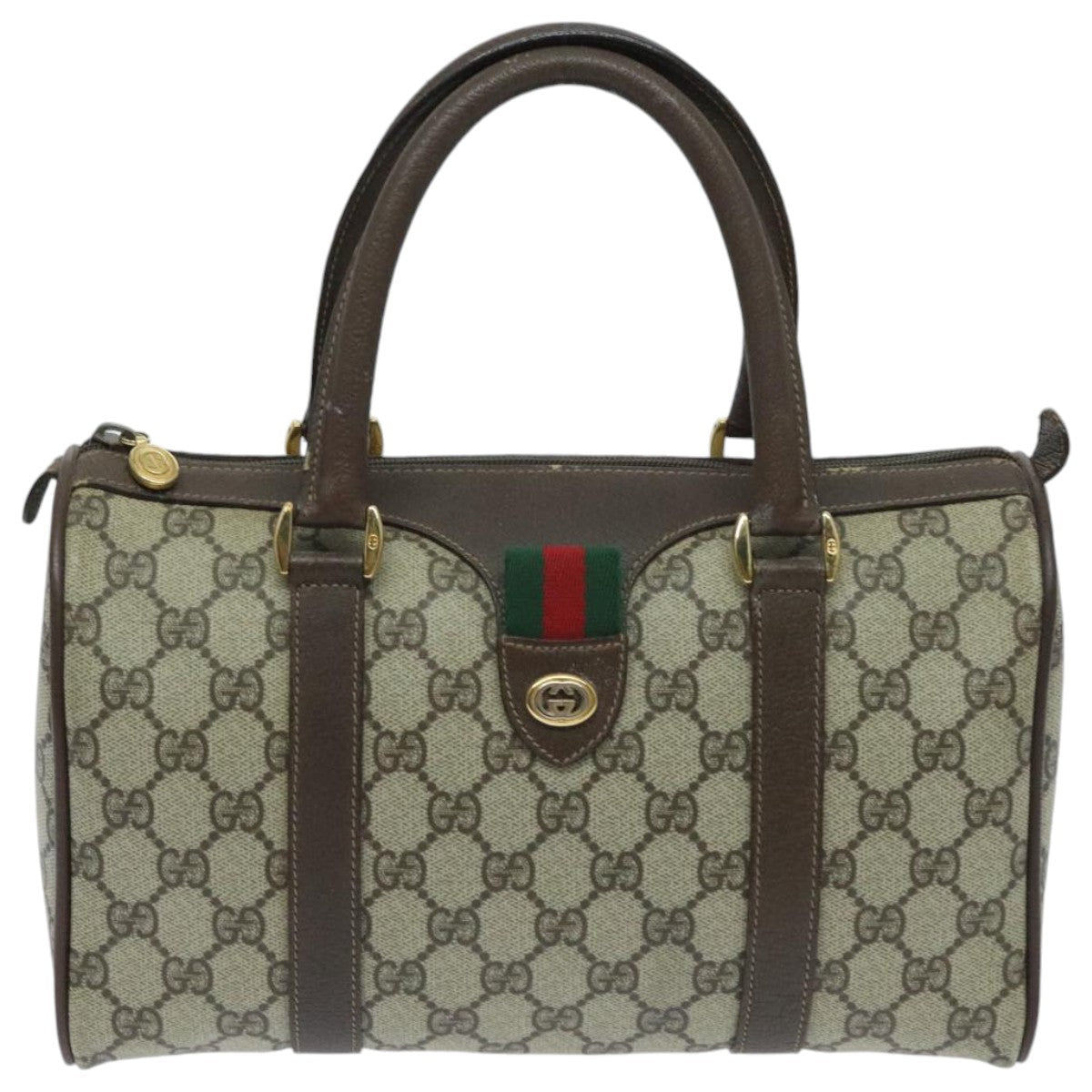 Gucci Ophidia Beige Canvas Travel Bag