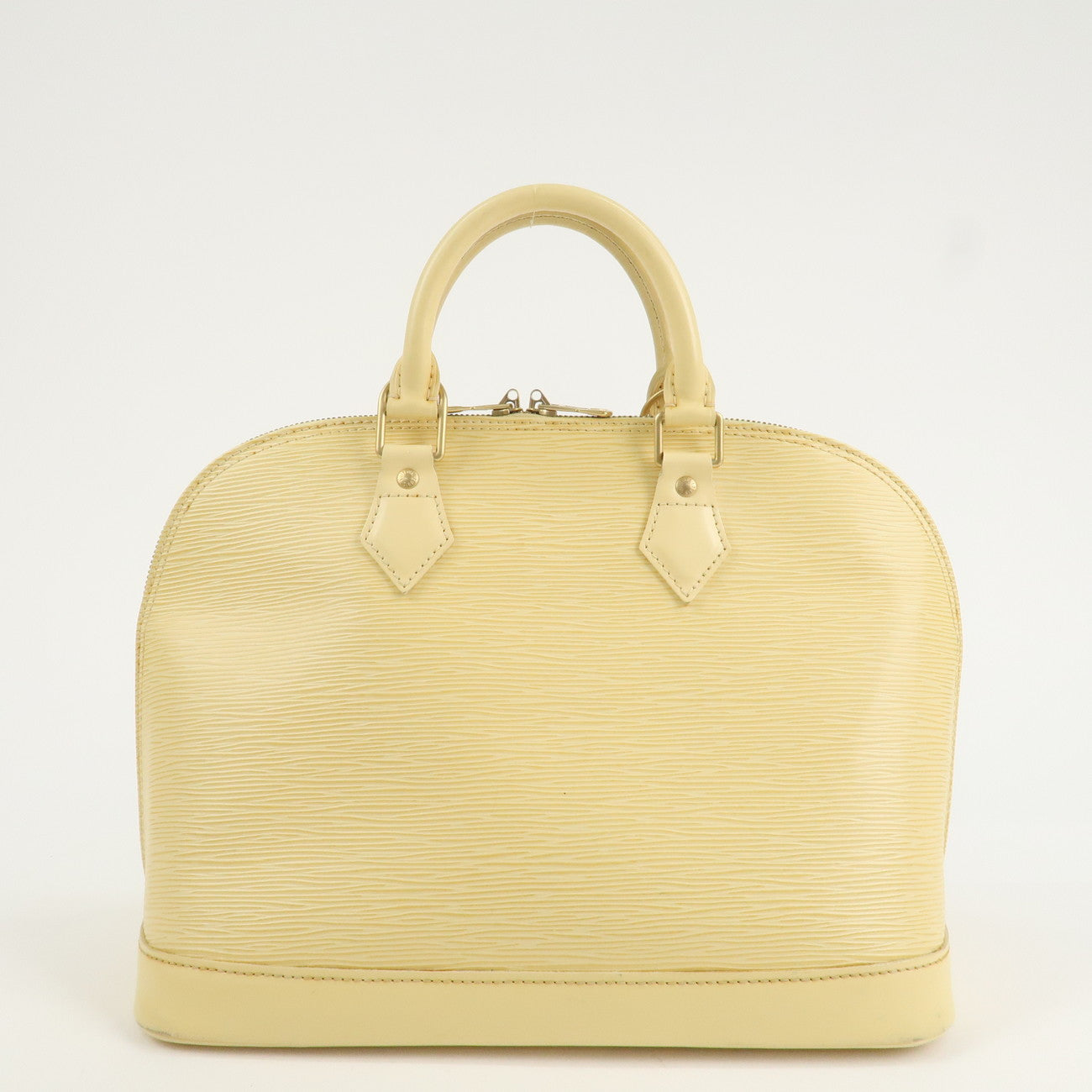 Louis Vuitton Epi Leather Alma Hand Bag Vanilla M5214A  d