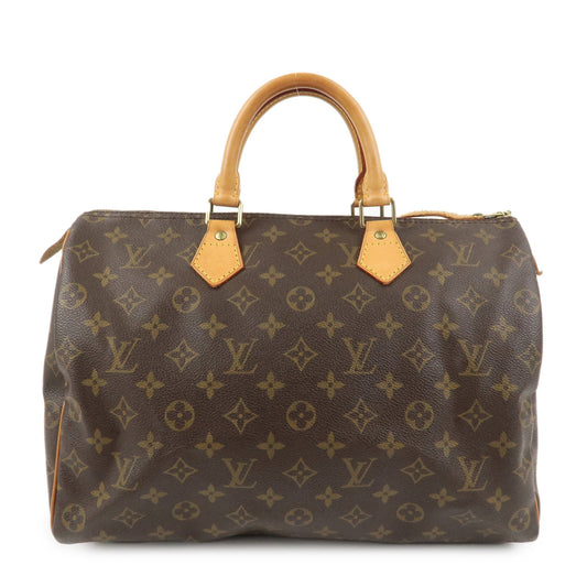 Louis Vuitton Monogram Canvas Speedy 35 Boston Bag Hand Bag M41524