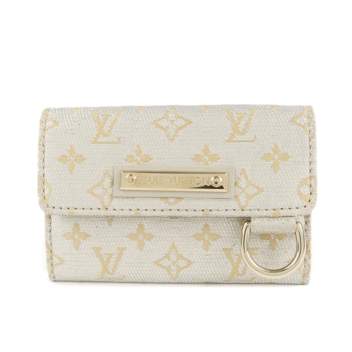 Louis Vuitton Monogram Shine Porte Monnaie Canvas Leather M92369  d