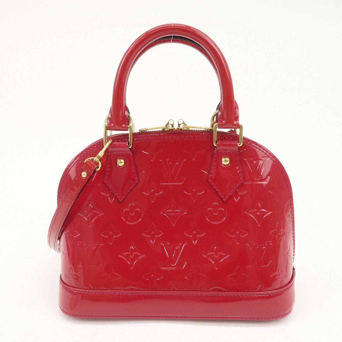 Louis Vuitton Monogram Vernis Alma BB 2Way Bag Rose Indien M91771