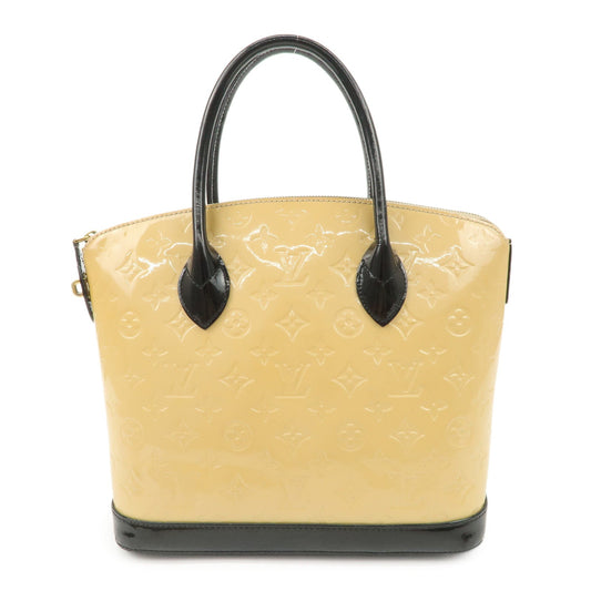 Louis Vuitton Monogram Verni Lockit PM Hand Bag Dune M90251  d