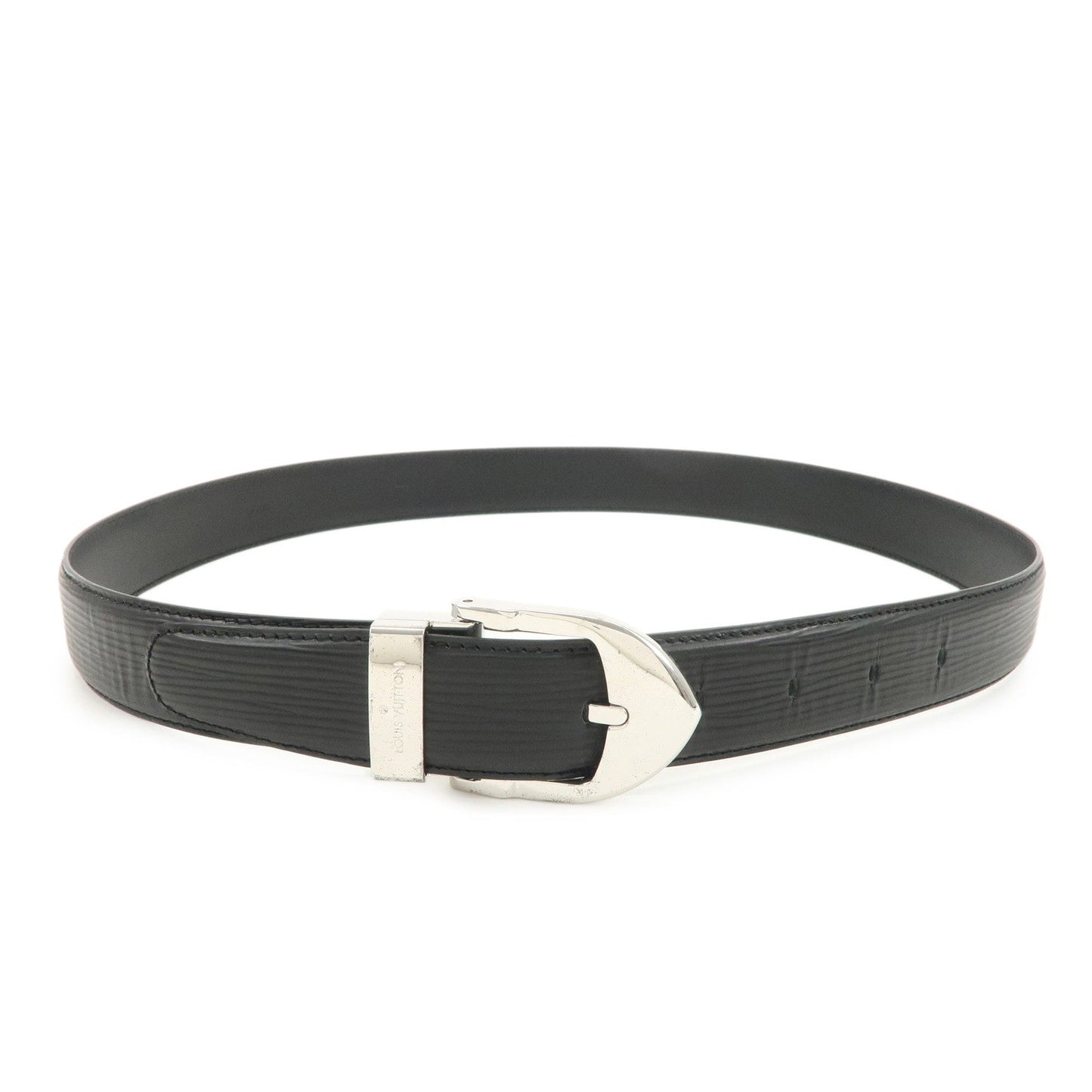 Louis Vuitton Epi leather Ceinture Classic Belt 110/44 Noir M6833T