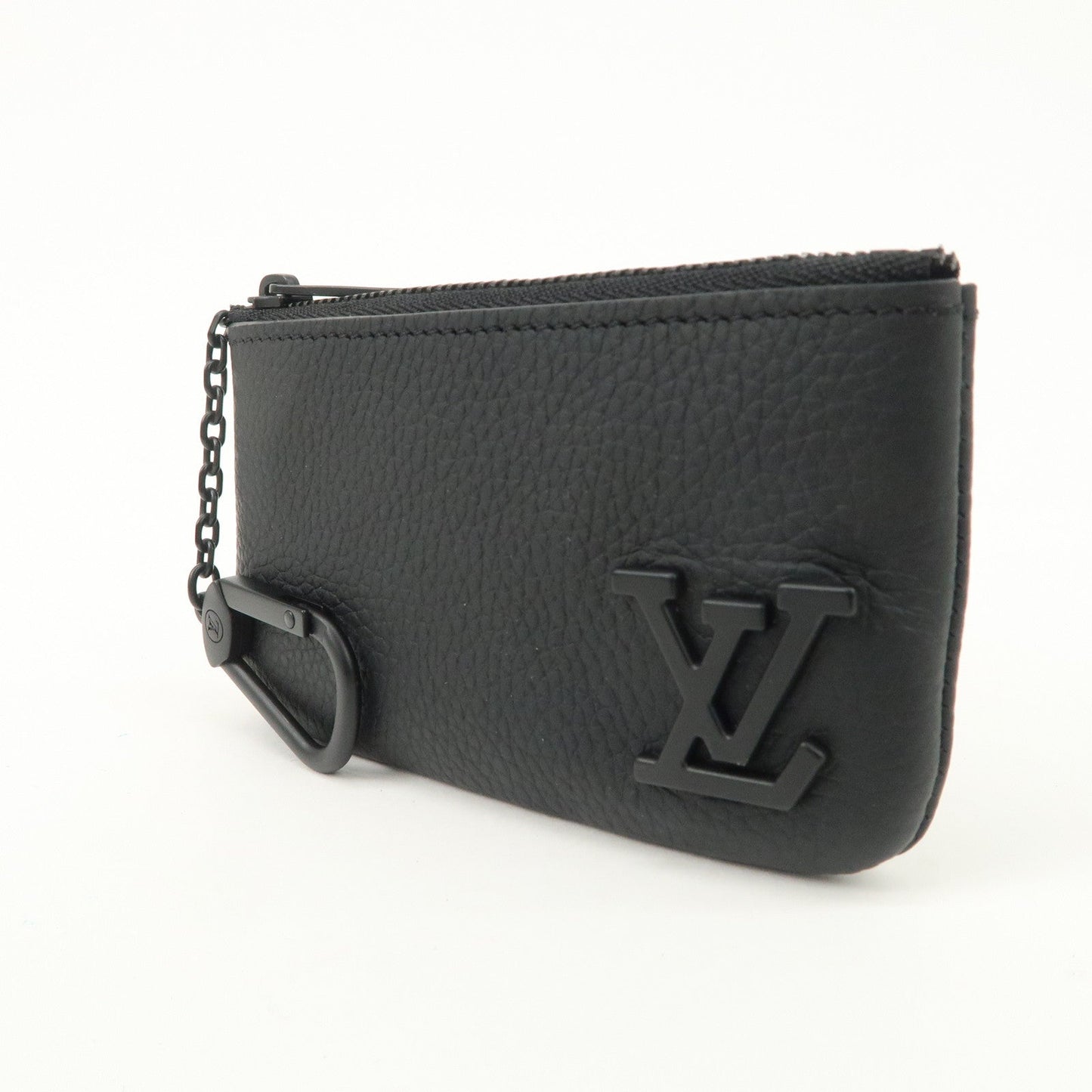 Louis Vuitton Aerogram Pochette Cles Coin Case Noir Black M81031  d