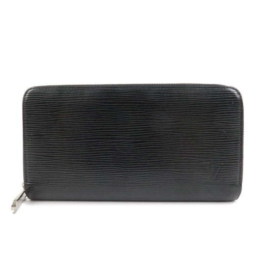 Louis Vuitton Epi Leather Round Zippy Long Wallet Noir Black M60072