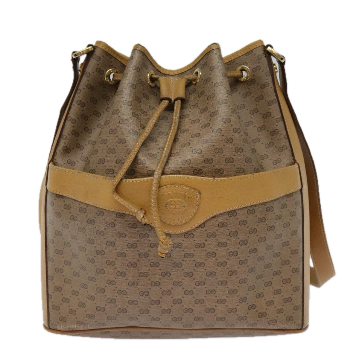 Gucci Supreme Gg Beige Canvas Shoulder Bag