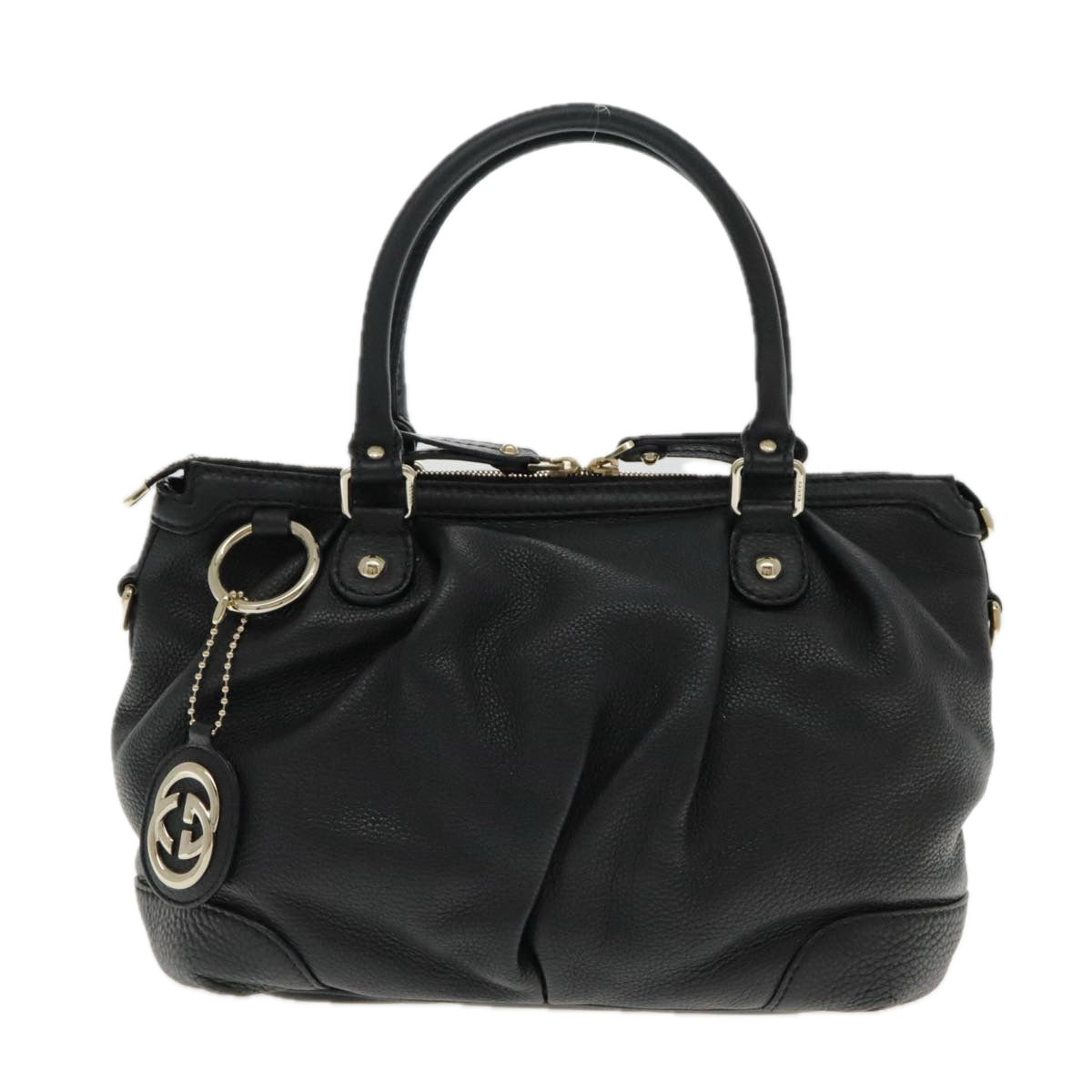 Gucci Sukey Black Leather Handbag