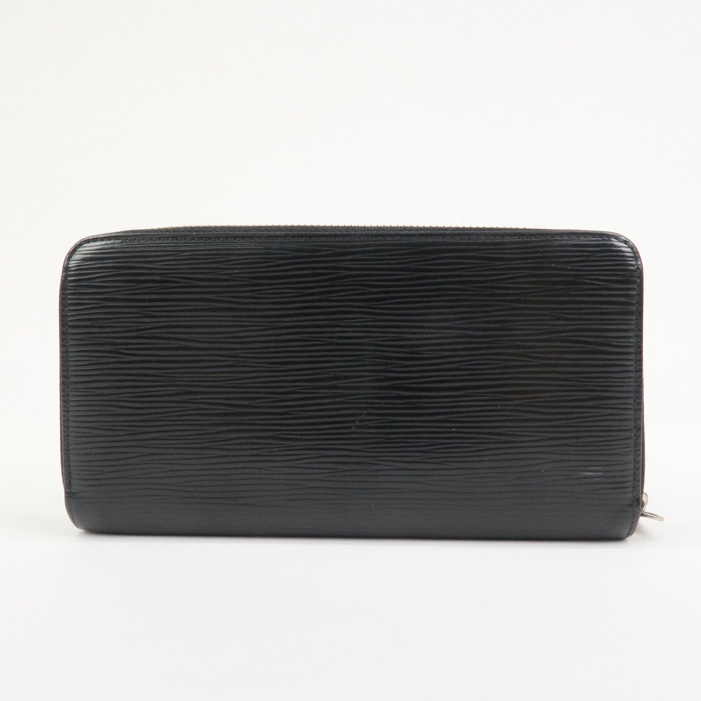 Louis Vuitton Epi Leather Round Zippy Long Wallet Noir Black M60072