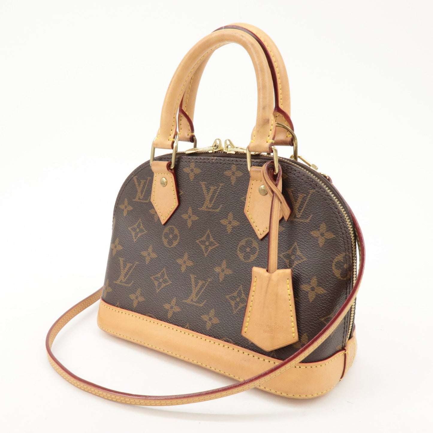 Louis Vuitton Monogram Alma BB 2Way Bag Hand Bag M53152  d