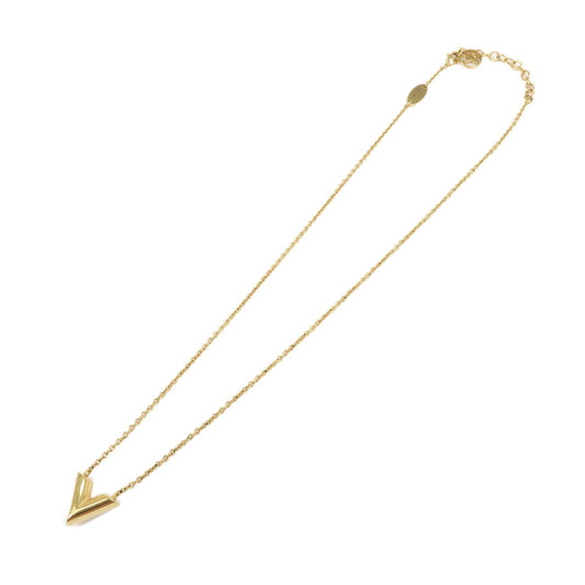 Louis Vuitton Essential V Necklace Metal Gold M61083