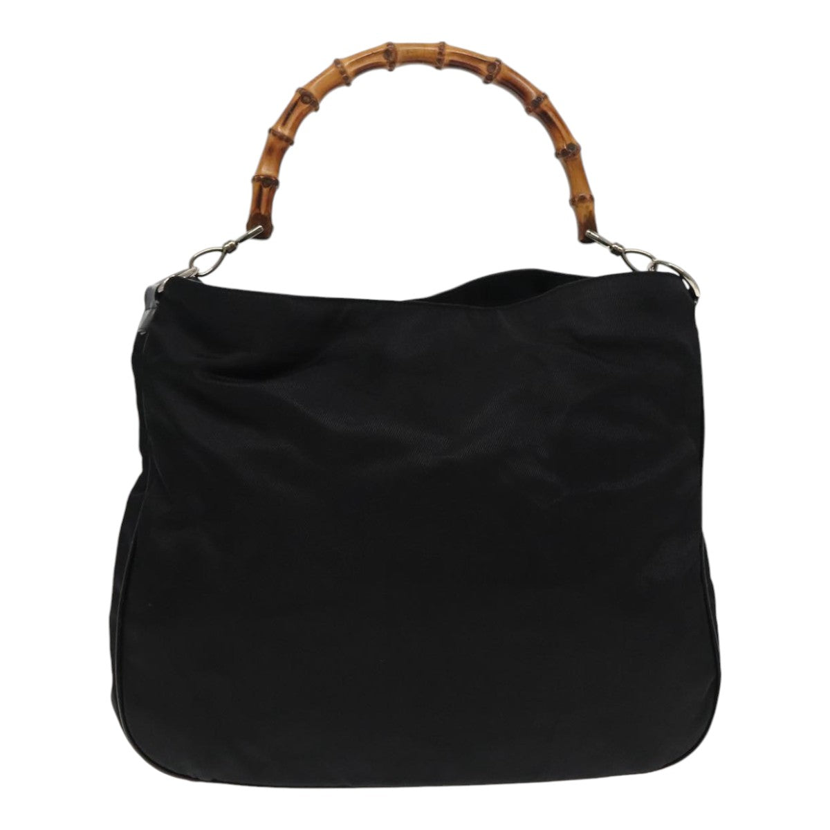 Gucci Bamboo Black Synthetic Handbag