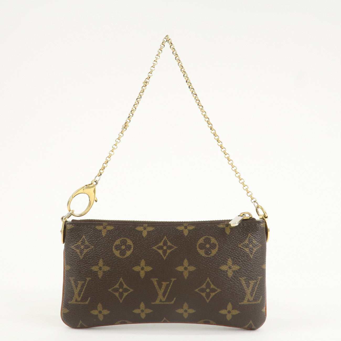 Louis Vuitton Monogram Pochette Milla MM Chain Hand Bag M60094  d