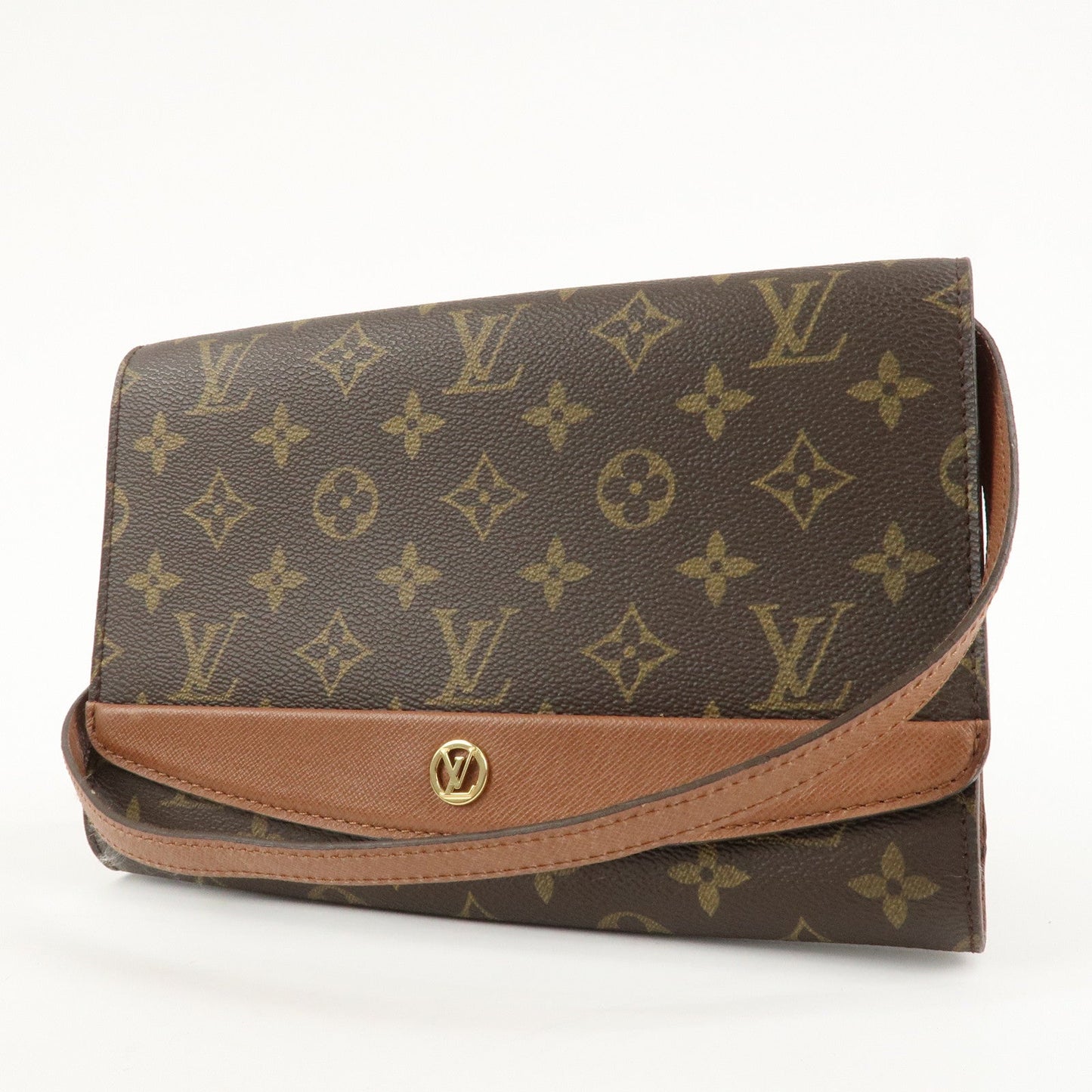 Louis Vuitton Monogram Bordeaux 24 Shoulder Bag Hand Bag M51798  d