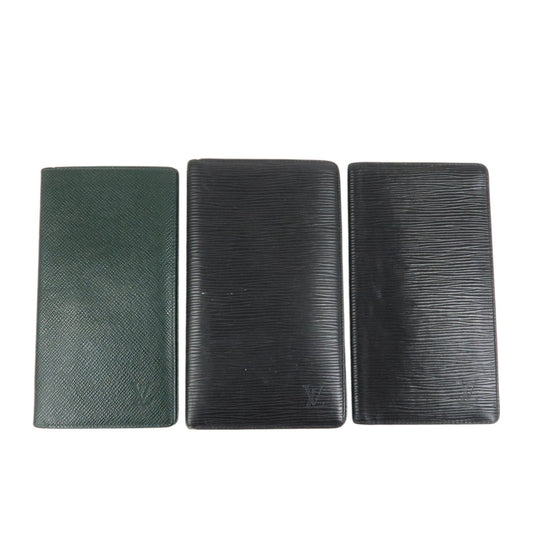 Louis Vuitton Epi Set of 3 Long Wallet M30404/M63212/M63732